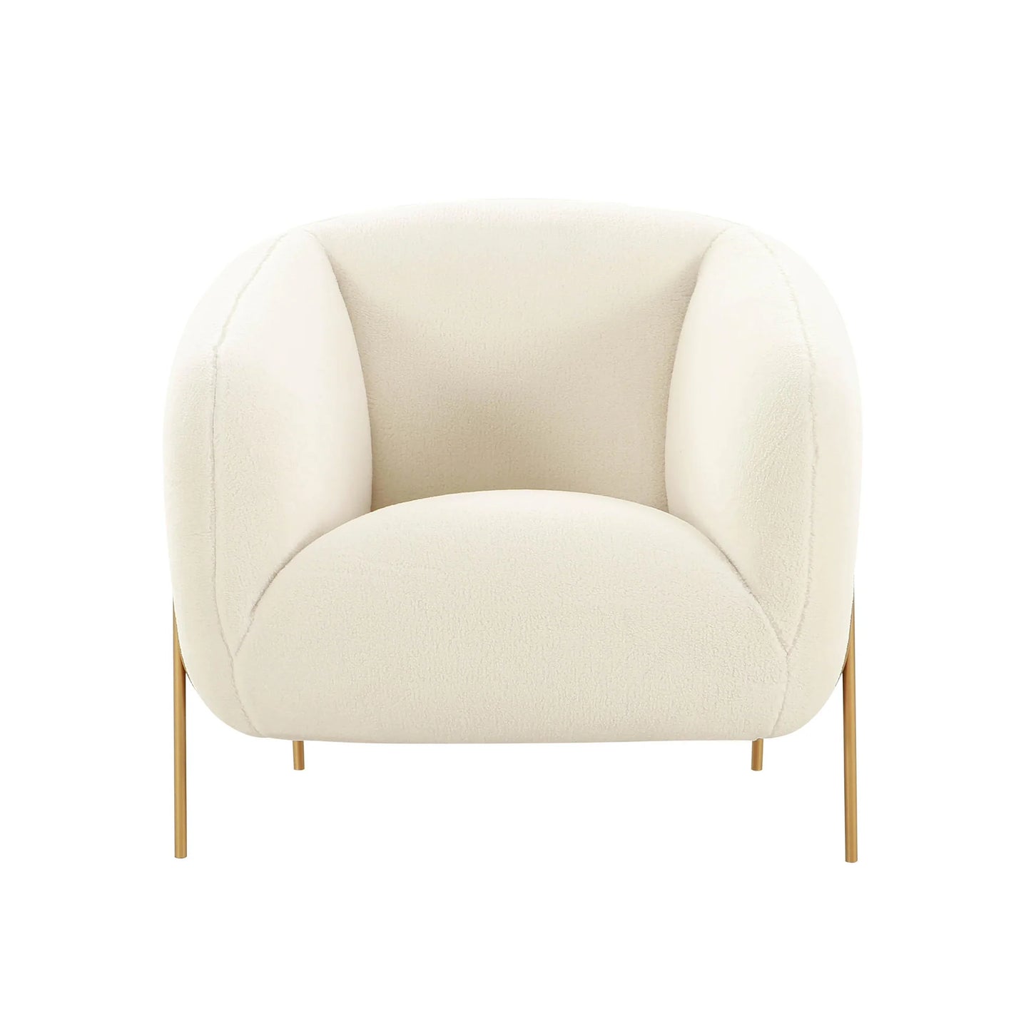 Cream Loveseat Accent Chair