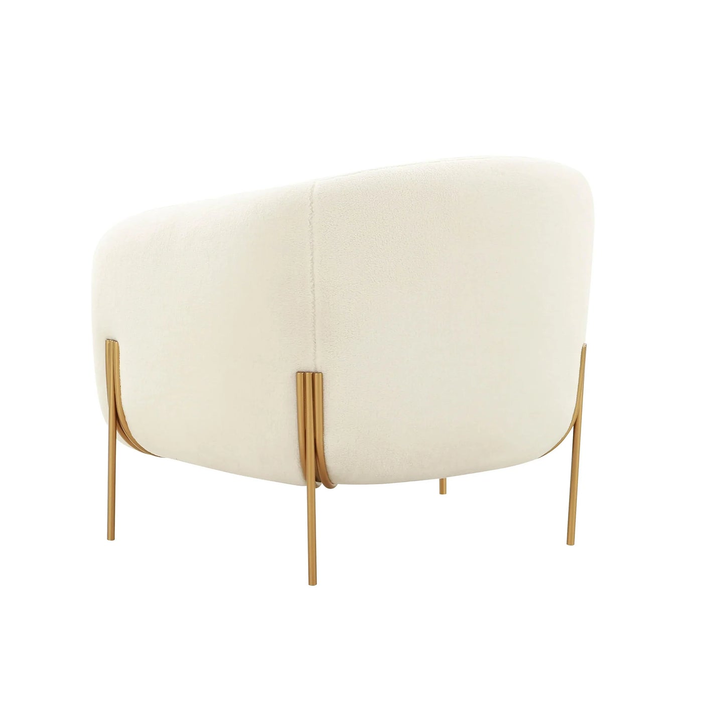 Cream Loveseat Accent Chair